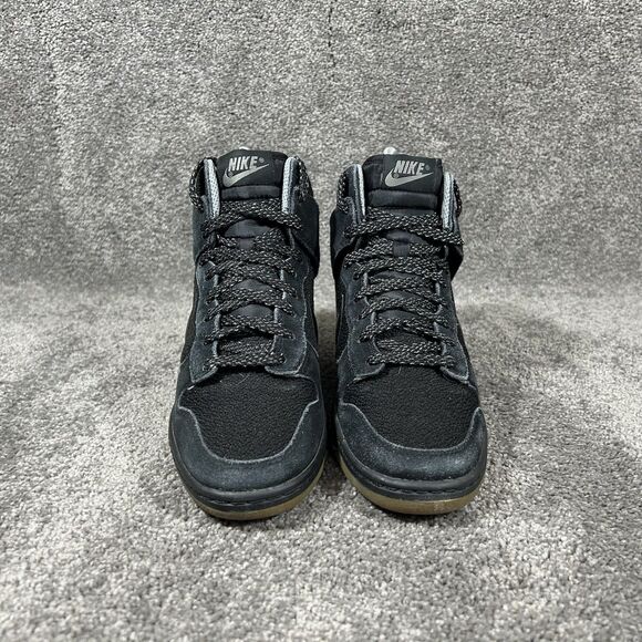 Nike Dunk Sky-Hi Essential 644877-006 Women’s Size 6.5 Black Hidden Wedge Shoes - Picture 3 of 11